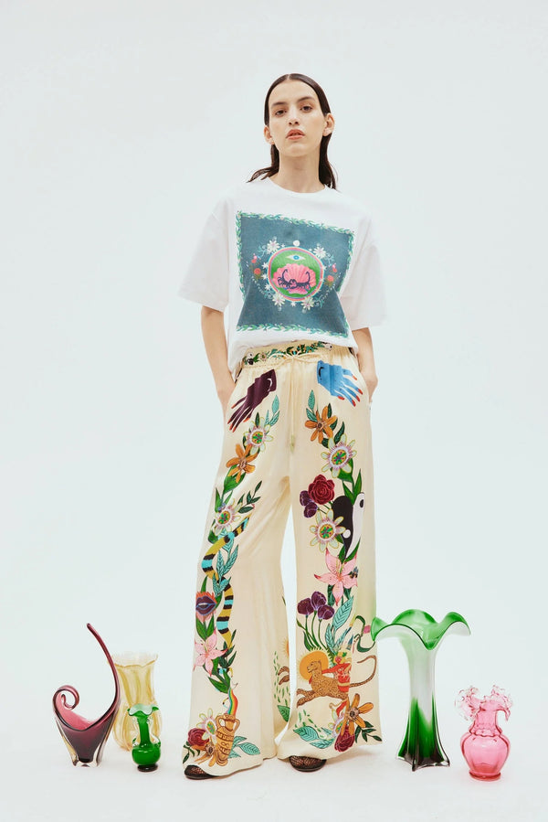 Meagan Silk Pants, from Alemais