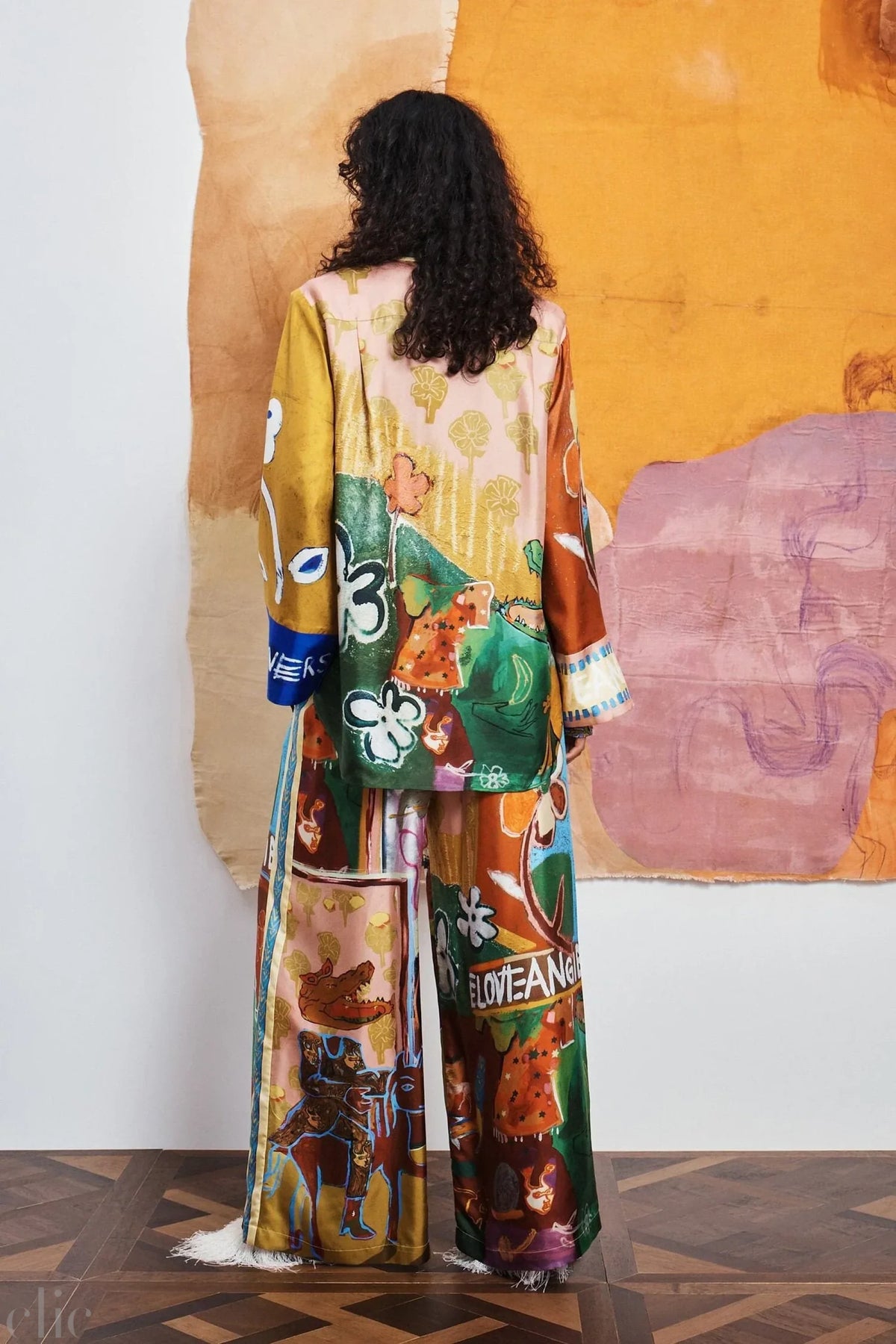 Mlak Silk Pants, from Alemais