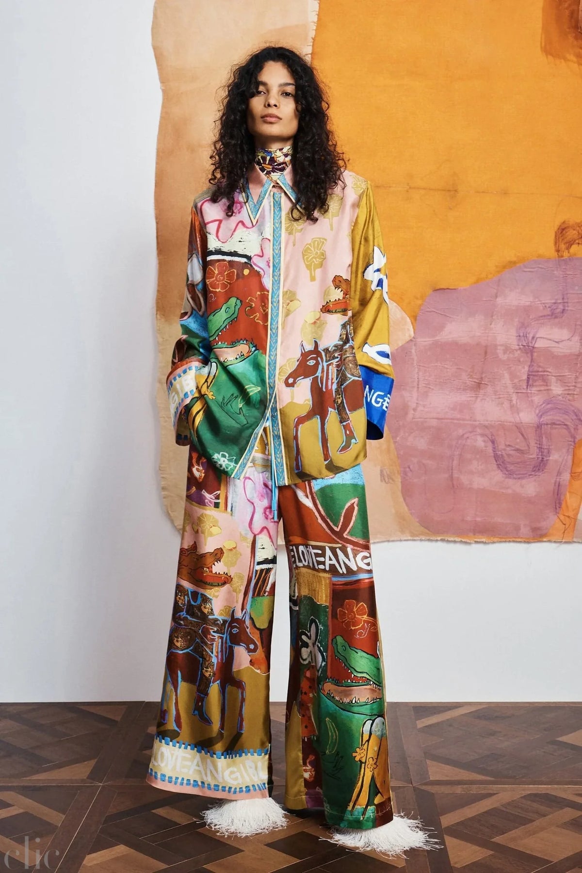 Mlak Silk Pants, from Alemais