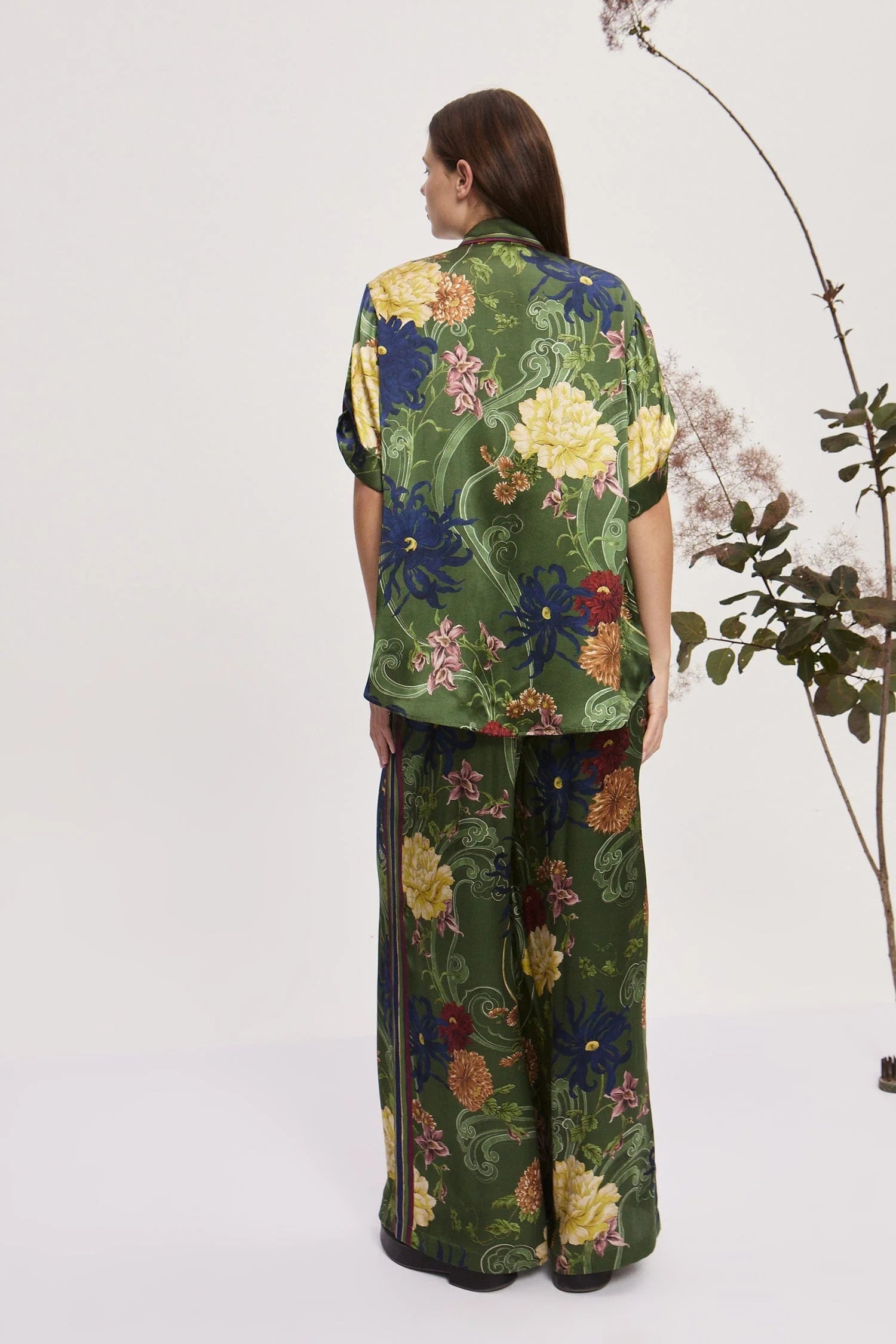 Avery Silk Pant, from Alemais