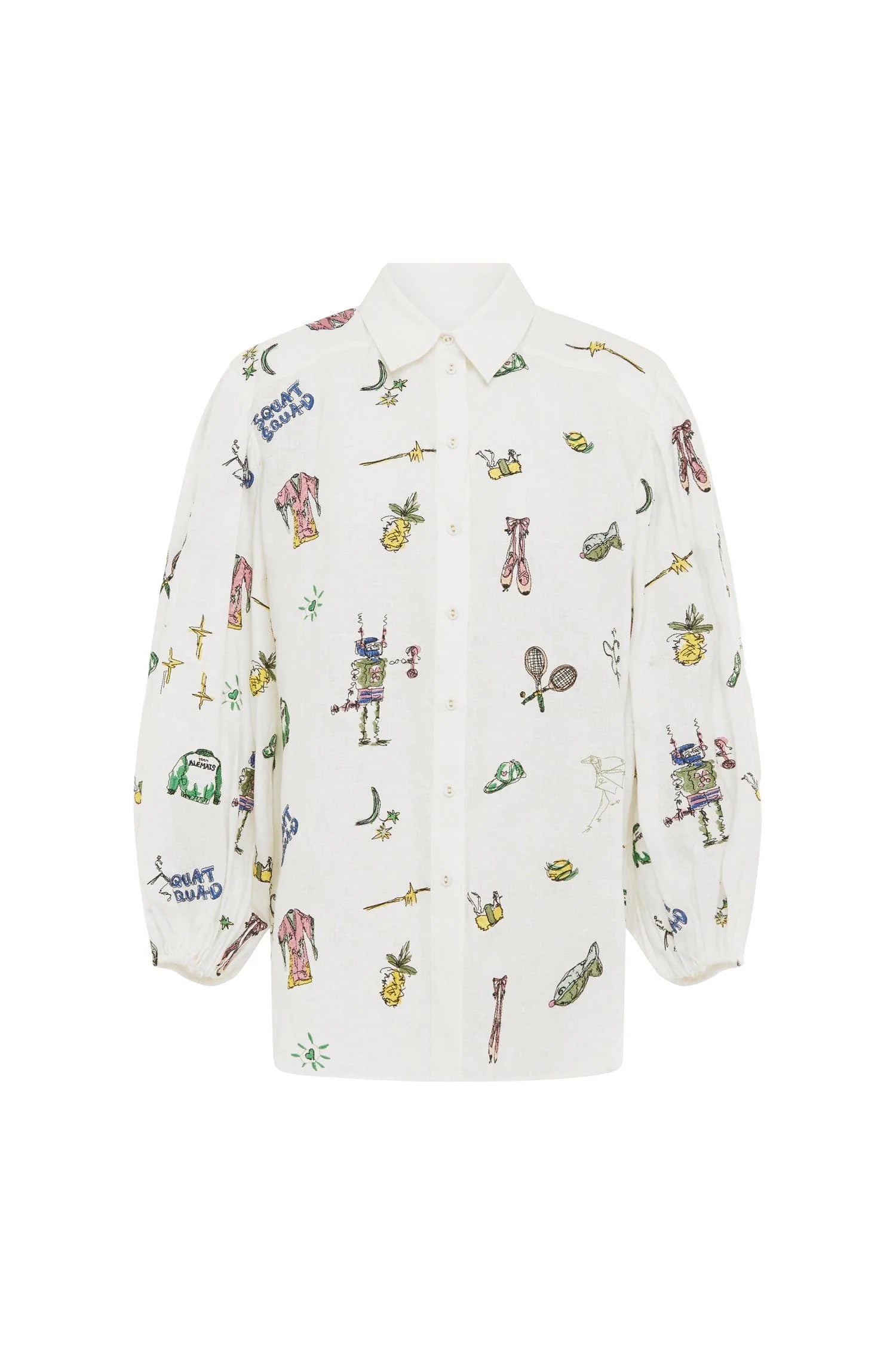 Play Embroidered Shirt, from Alemais