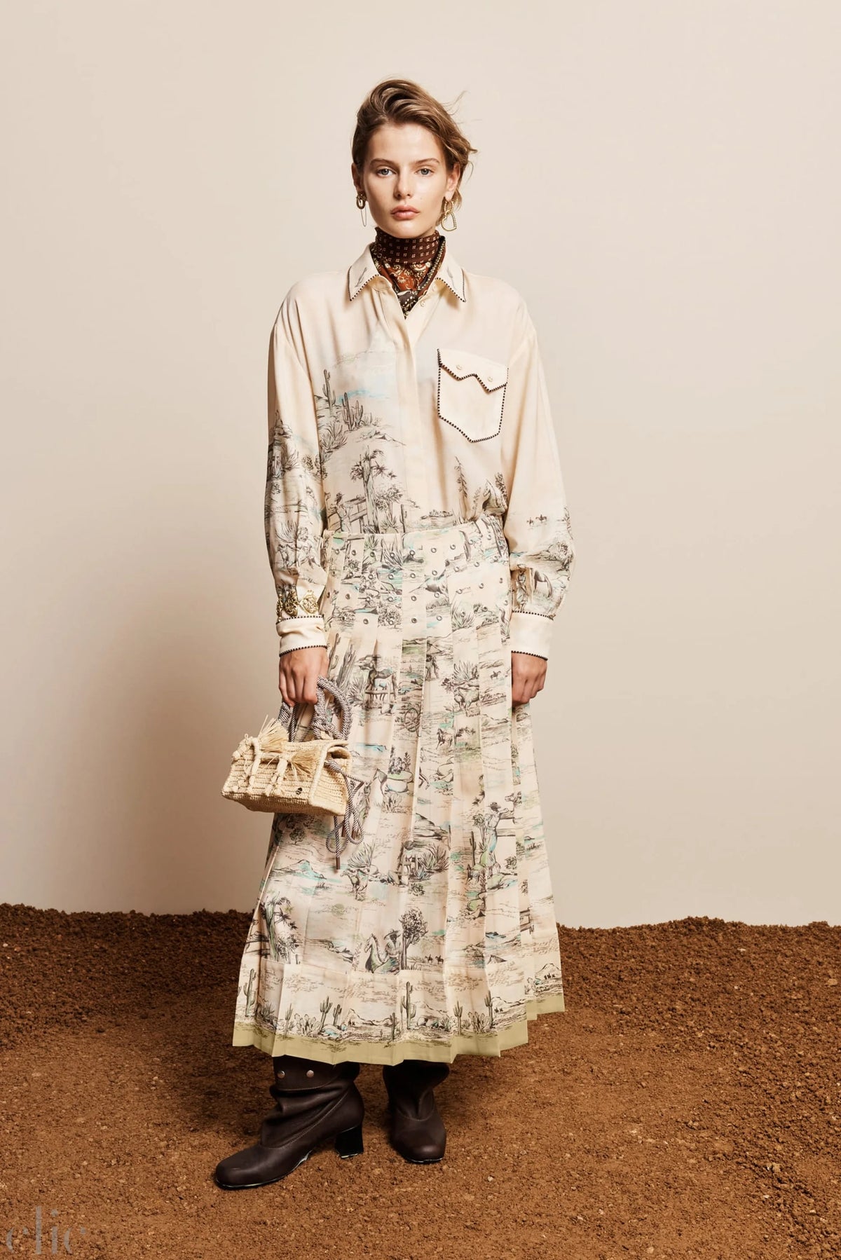 Scout Shirt in Cream, from Alemais