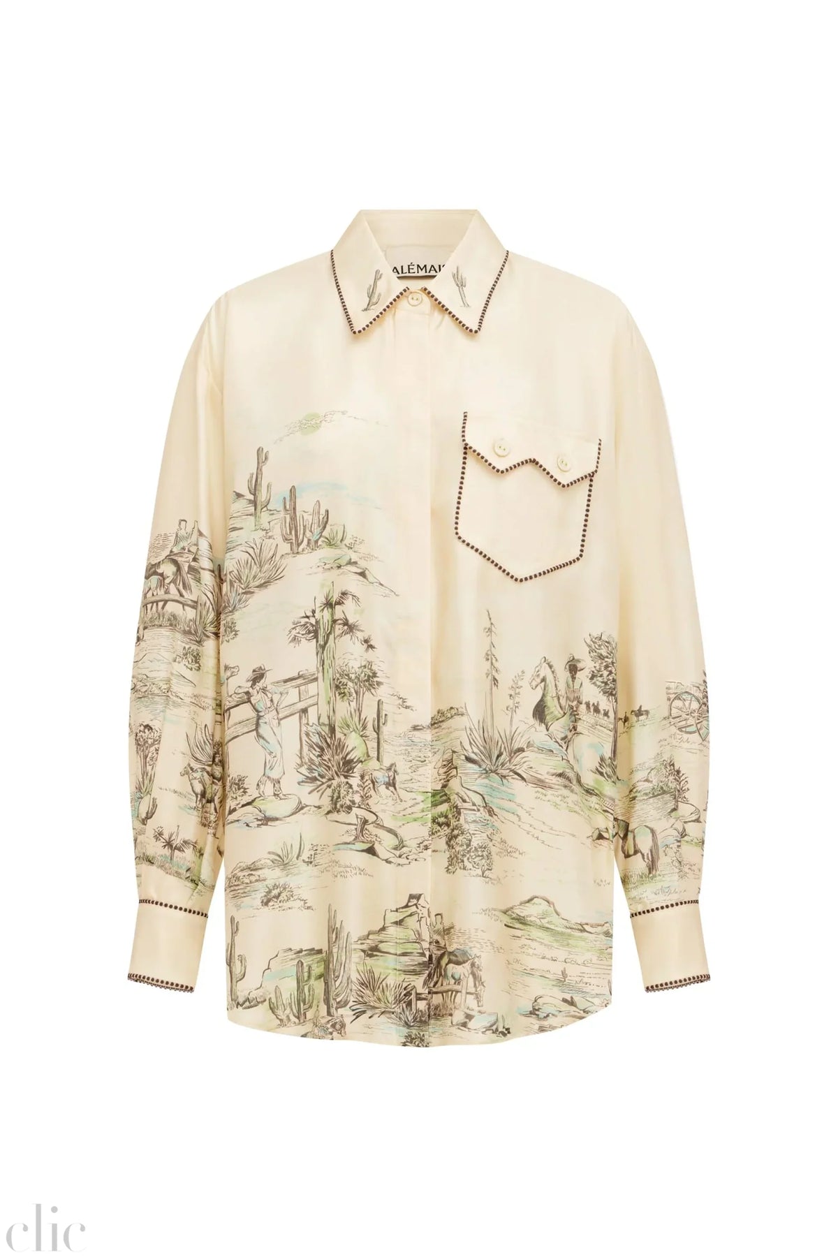 Scout Shirt in Cream, from Alemais