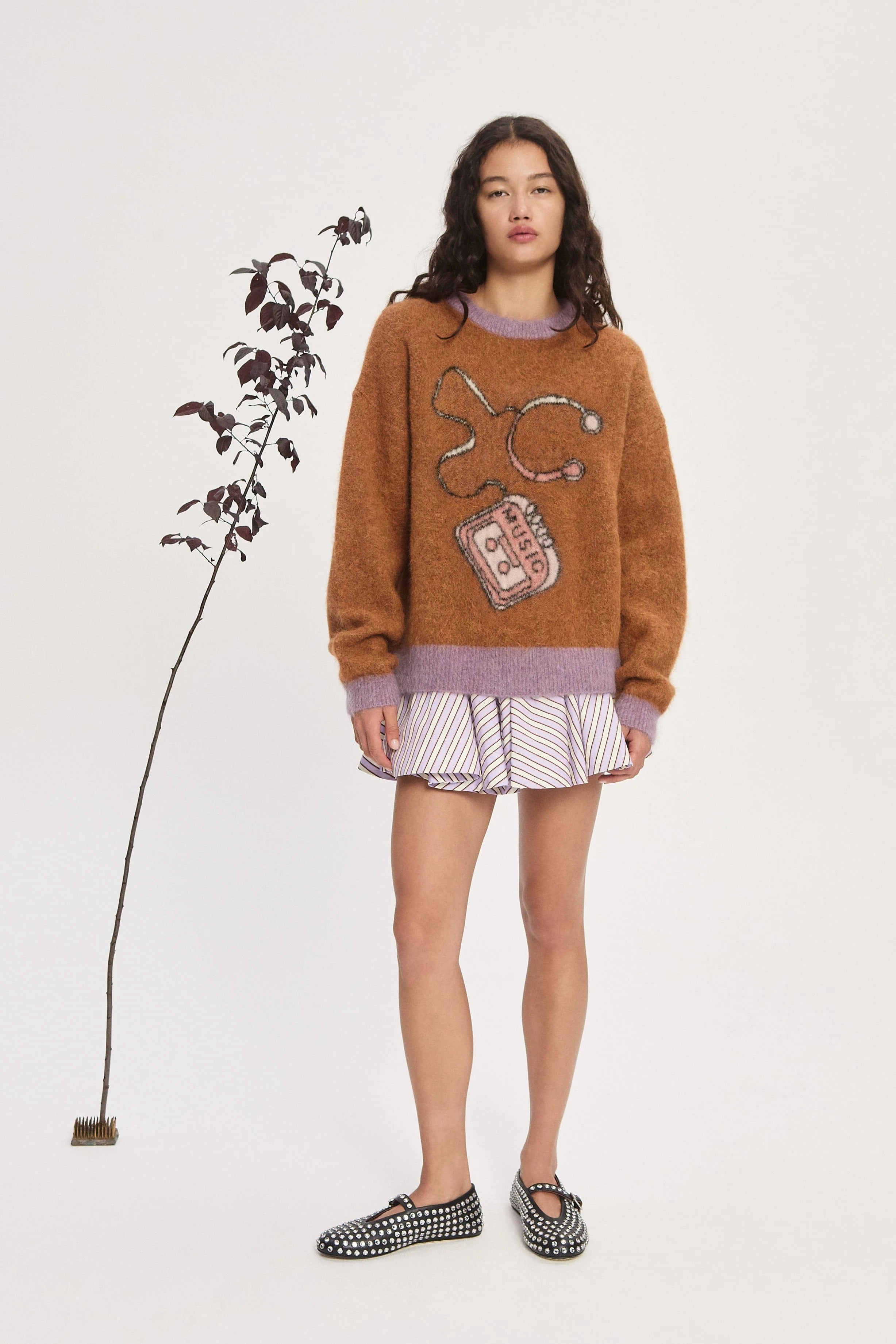 Anouk Walkman Sweater, from Alemais