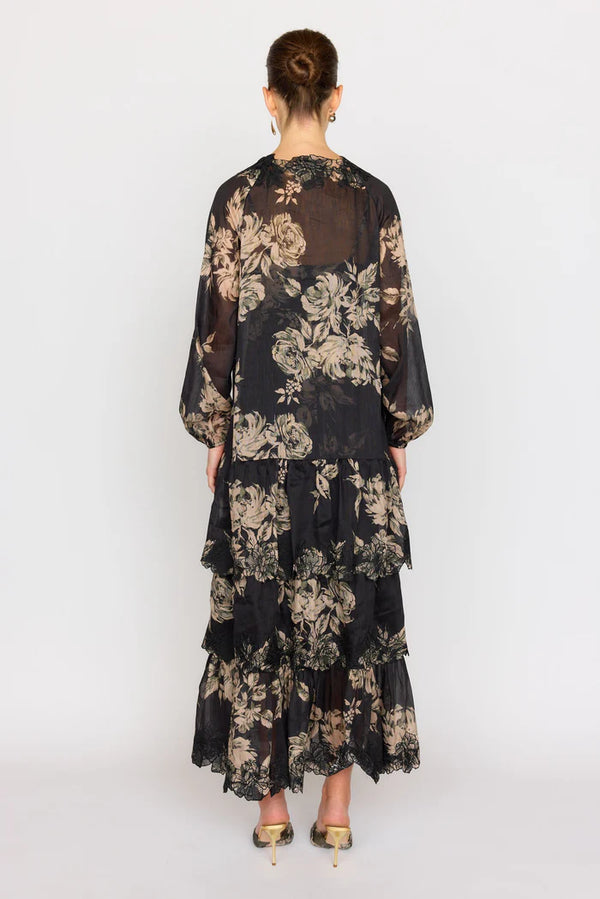 Anastasia Dress in Black Rose, from Christy Lynn