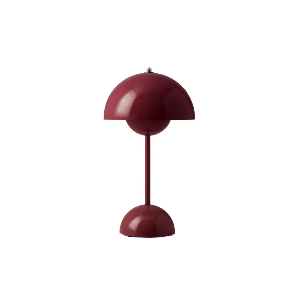 Flower Pot Table Lamp in Dark Plum, from Amecio