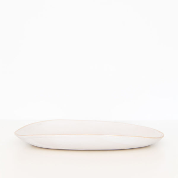 Turkey Dish Beach Sand White, from Wonki Ware