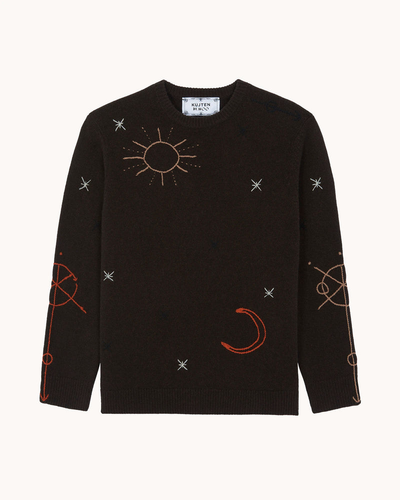 Astral Sweater in Marron, from Kujten