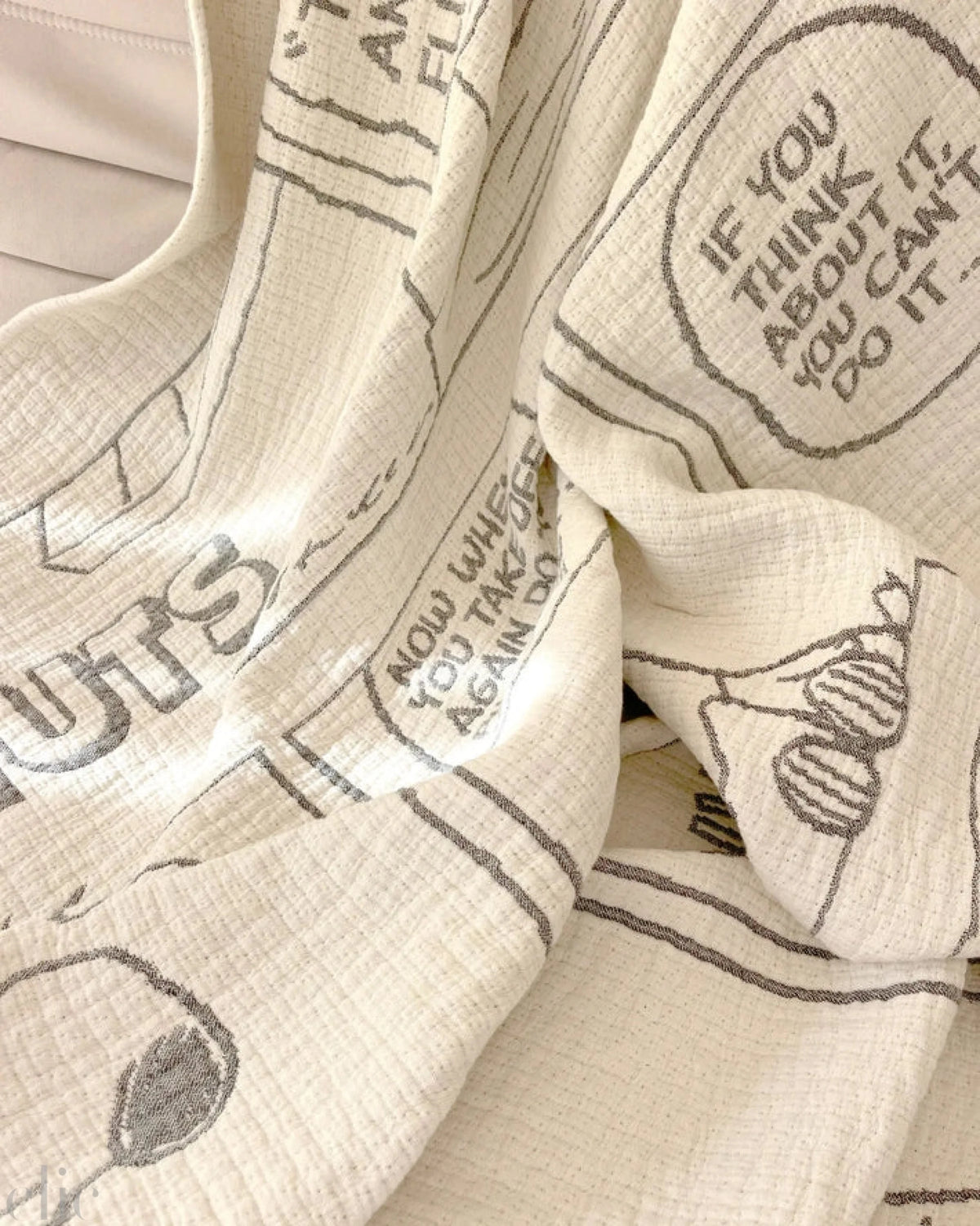 Peanuts Flight School Blanket, from Maison Deux
