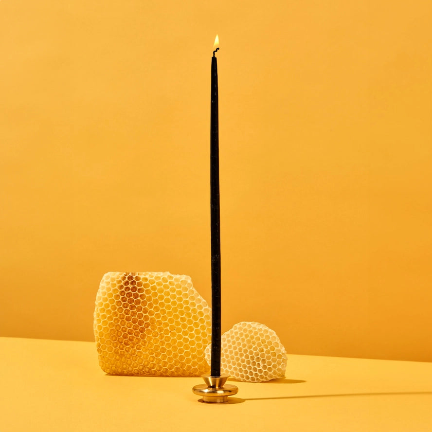 Beeswax Candles Pack of 7 in Black, from 54 Celsius