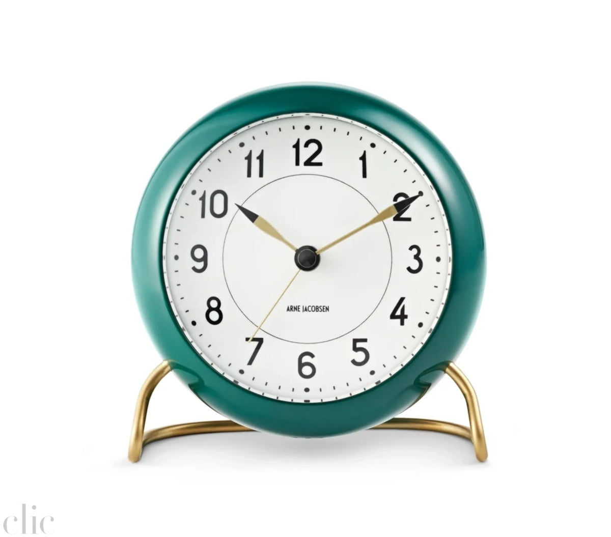 Staion Alarm Clock in Green, from Arne Jacobsen