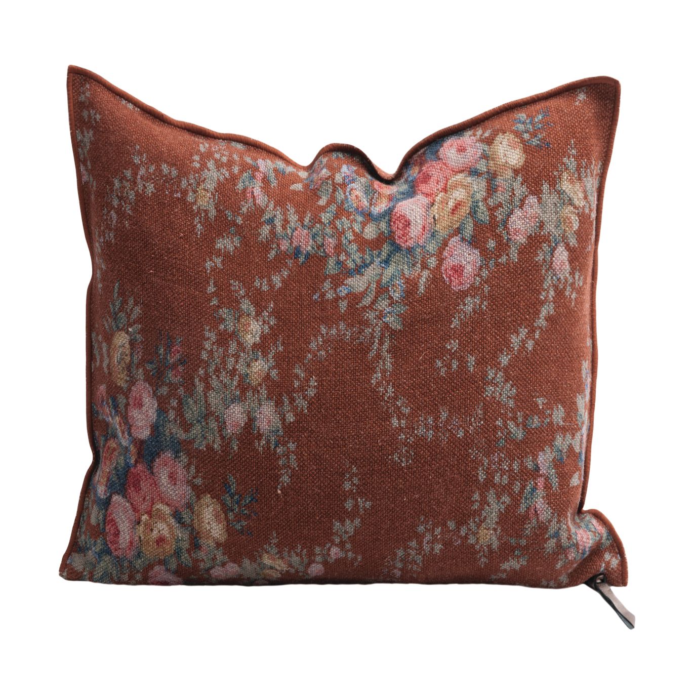 Wabi Sabi Pompadour Argile Pillow 26x26, from Maison de Vacances