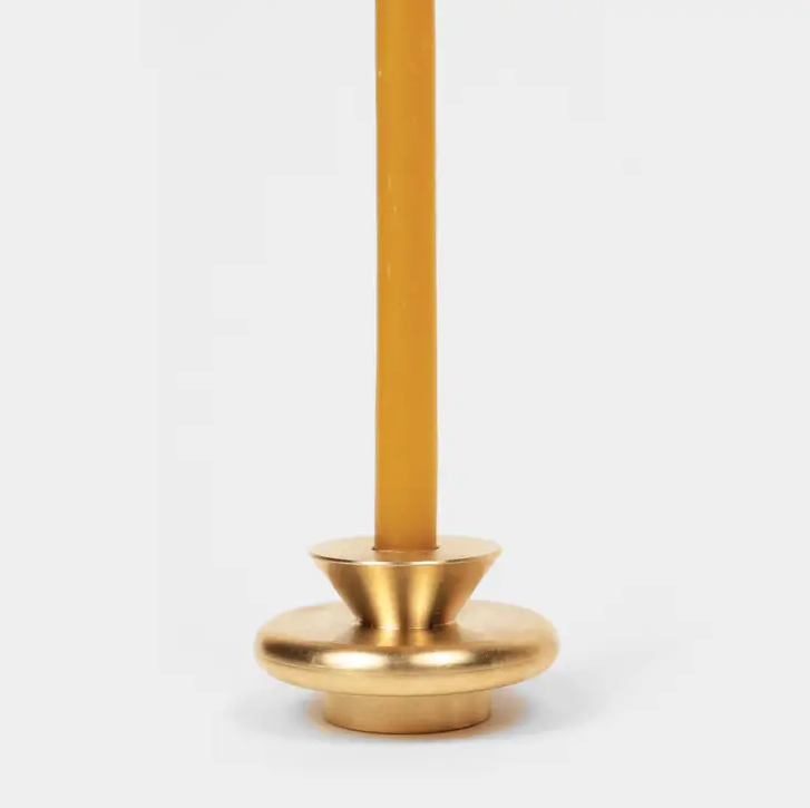 Extra Small Candle Holder in Brass, from 54 Celsius