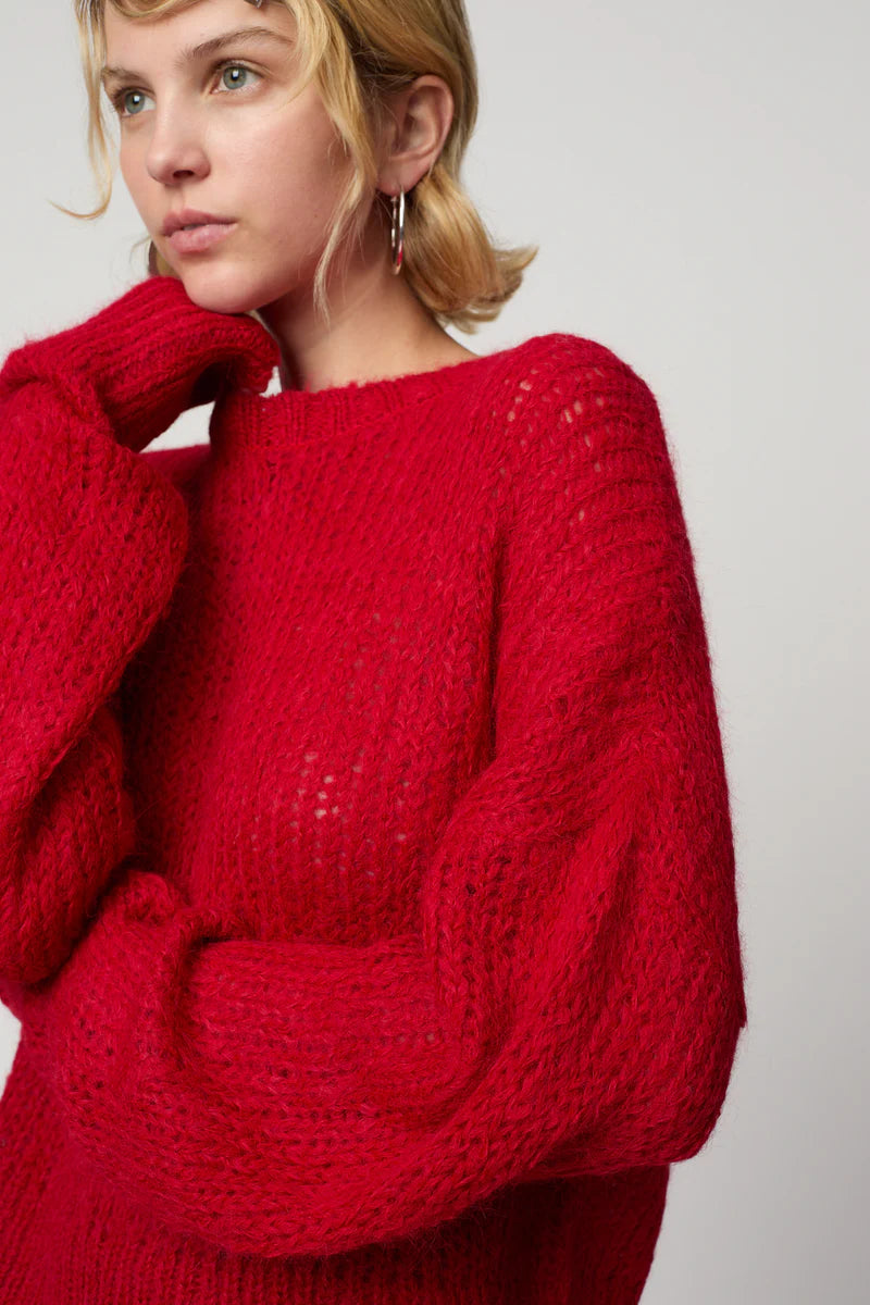 Bailey Top in Red, from Atelier Delphine