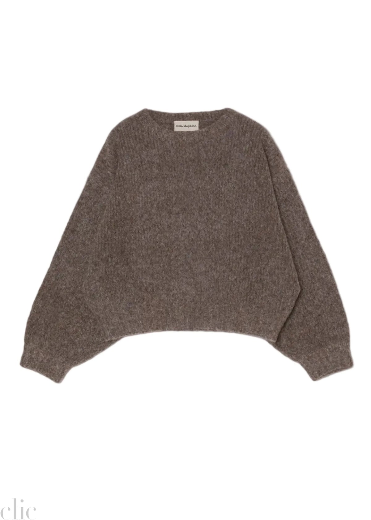 Balloon Sleeve Sweater in Deer, from Atelier Delphine