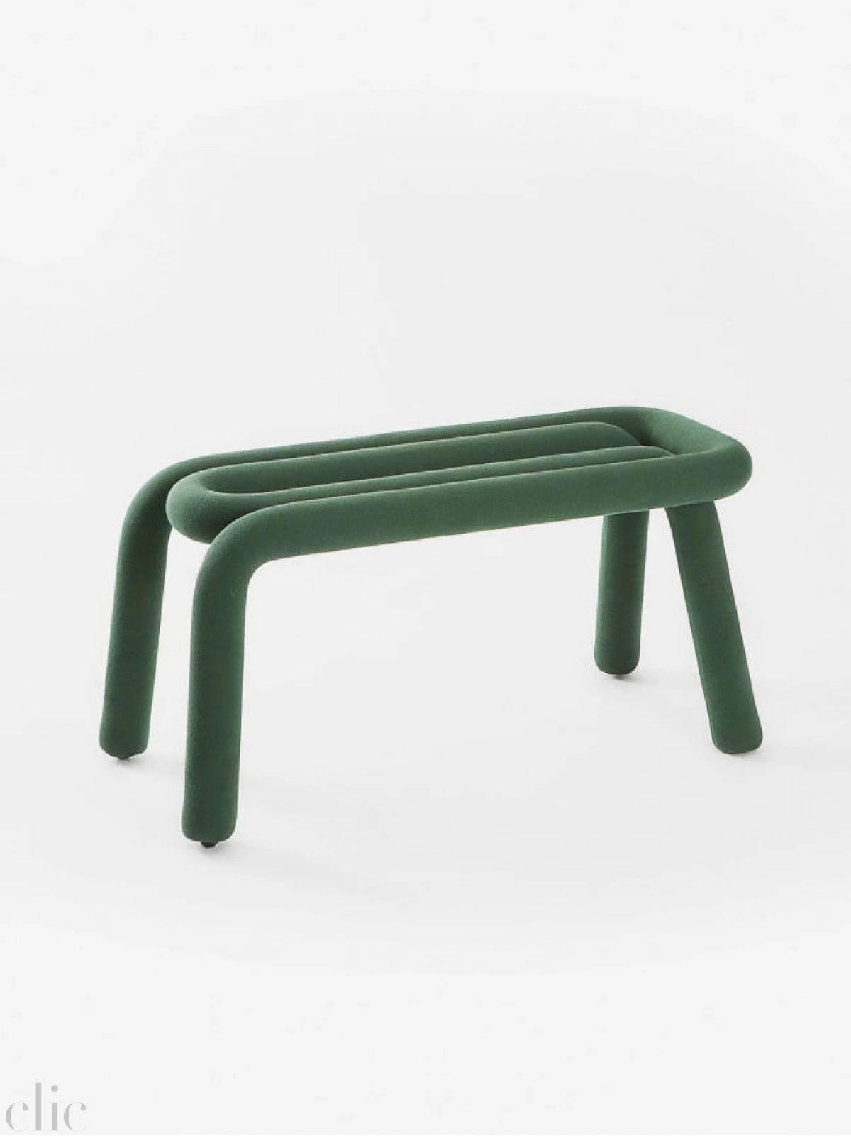 Bold Bench in Forest Green