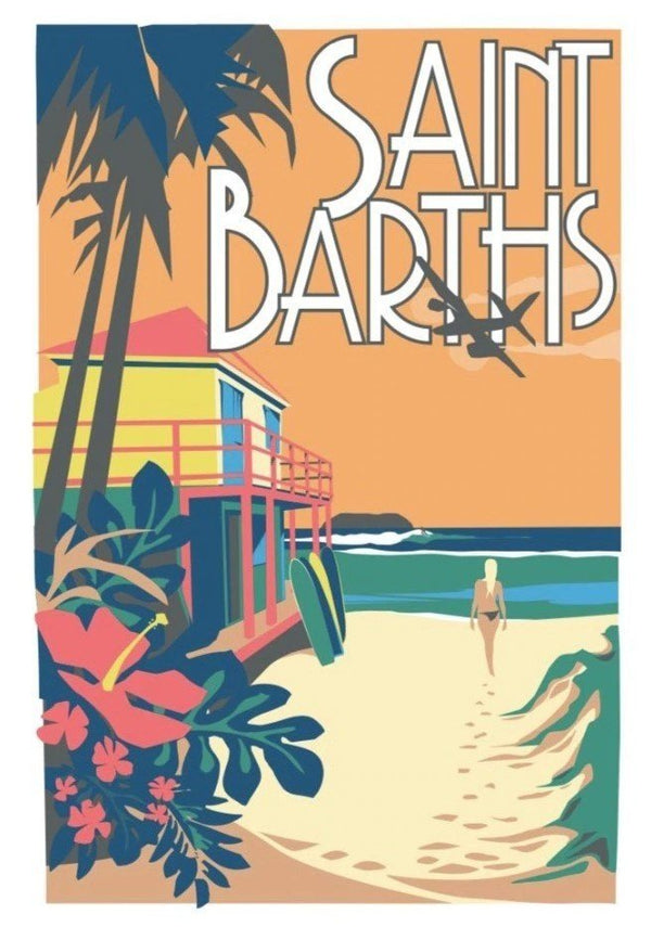 Saint Barths on the Beach Print