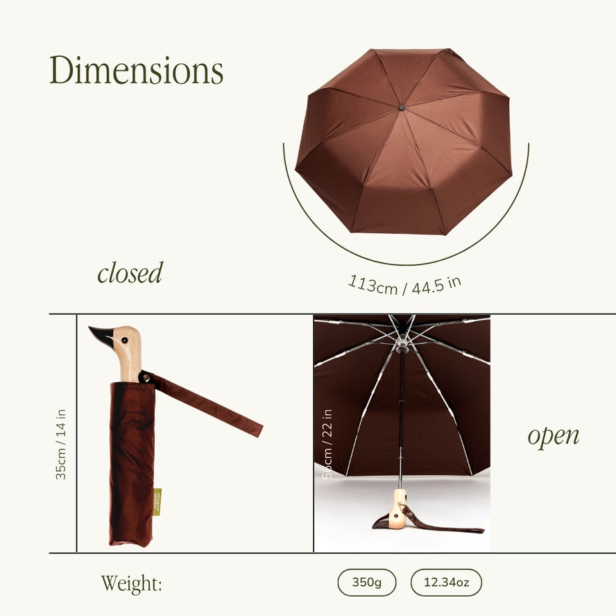 Umbrella in Espresso Borwn, from Original Duckhead