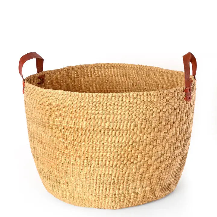 Medium Nesting Storage Basker in Natural, from Swahili African Modern