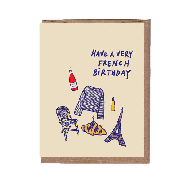 French Birthday Card, from La Familia Green