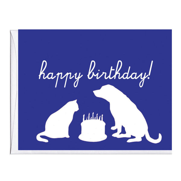 Animal Silhouettes Birthday Card, from La Familia Green