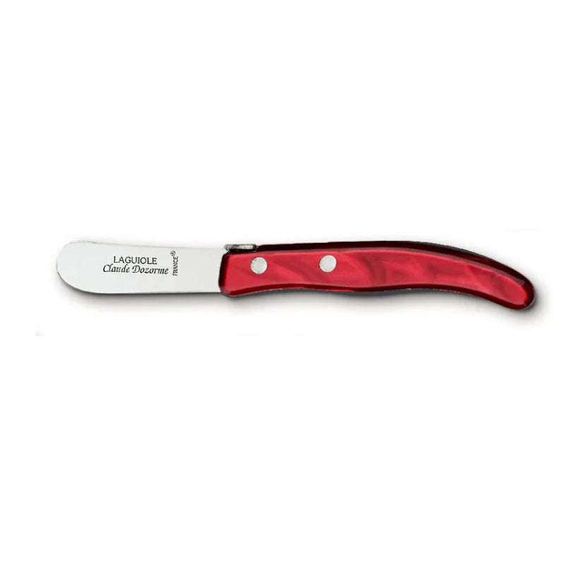 Berlingot Butter Knife in Red, from Claude Dozorme