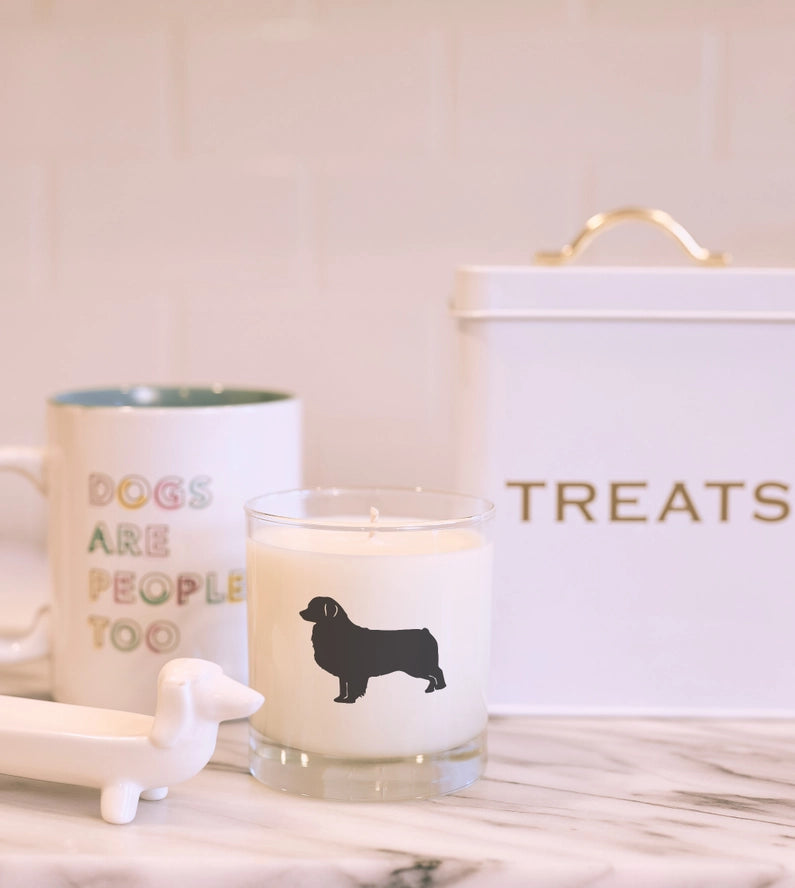 Australian Shepherd Dog Breed Candle, from Scripted Fragrance