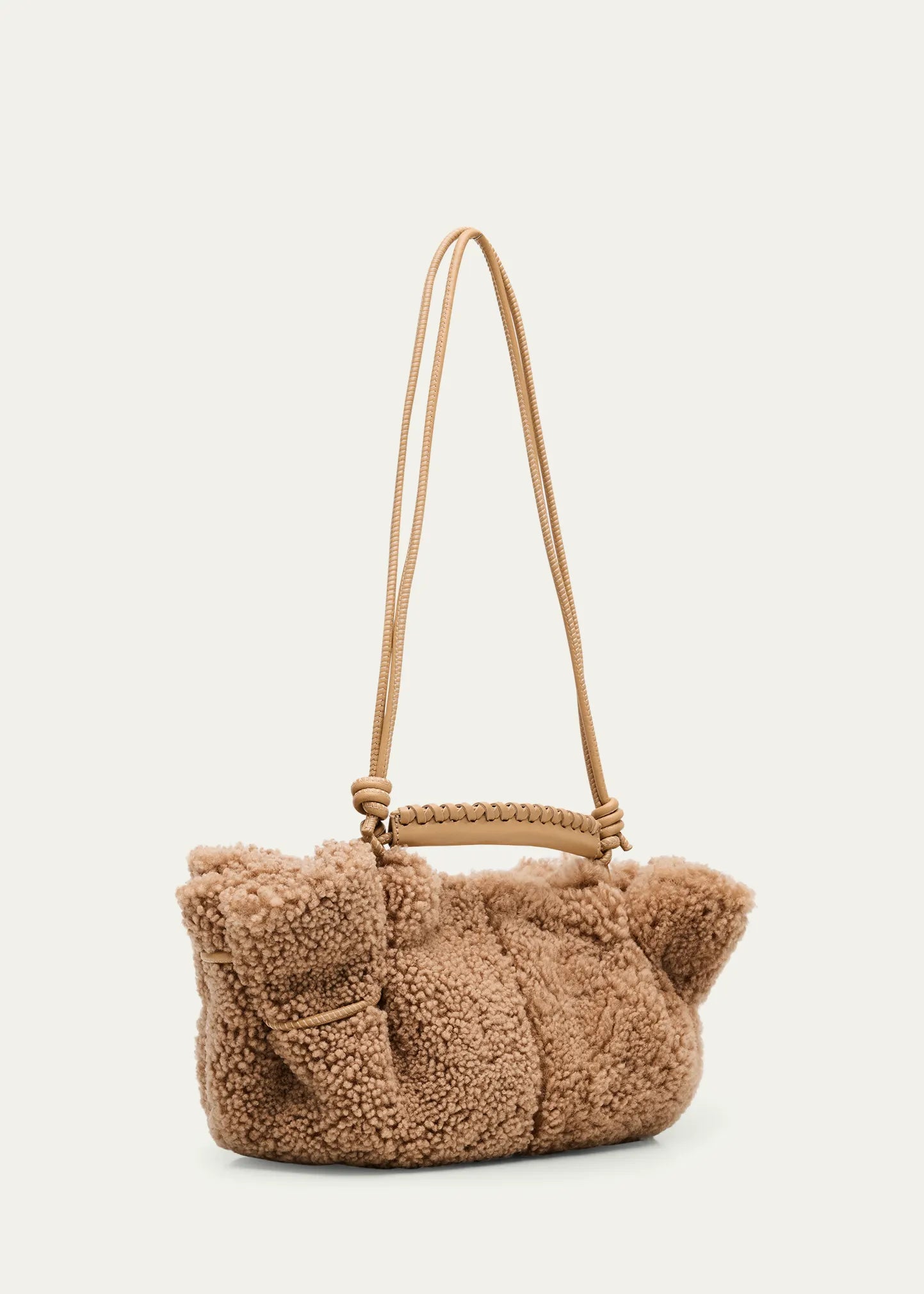 Arta Mini Curly Shearling in Sand, from Hereu