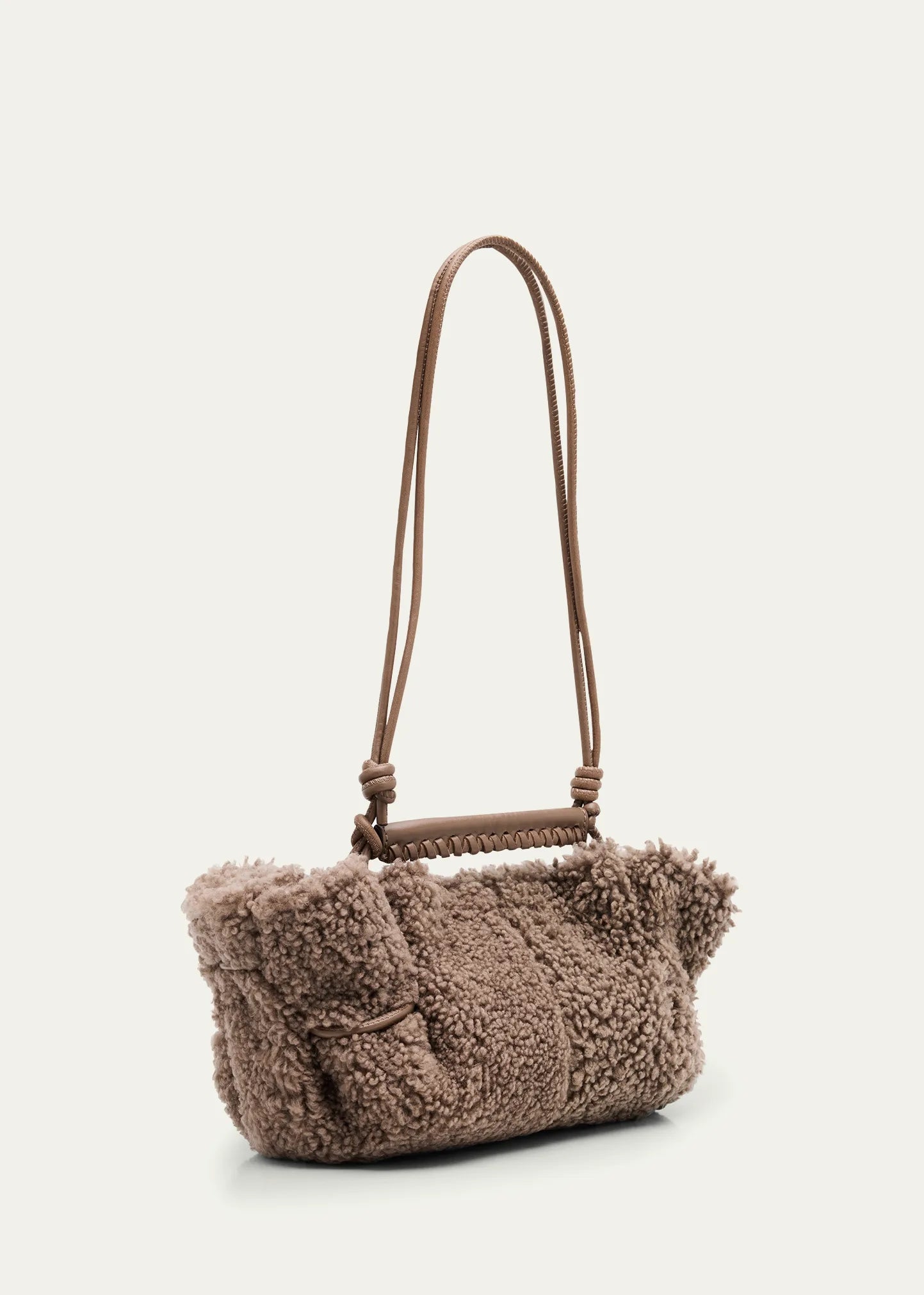 Arta Mini Curly Shearling in Dusty Grey, from Hereu