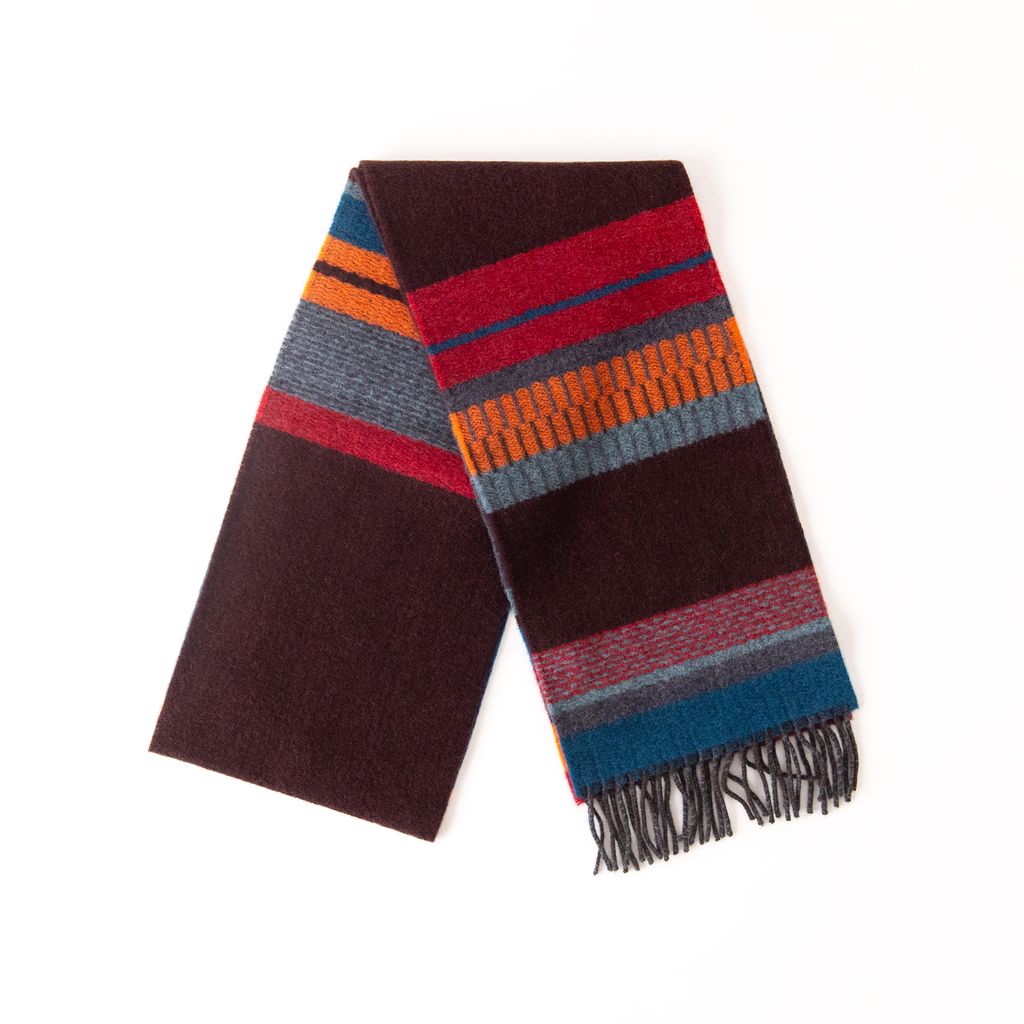 Strathay Scarf in Dark, from Wallace Sewell