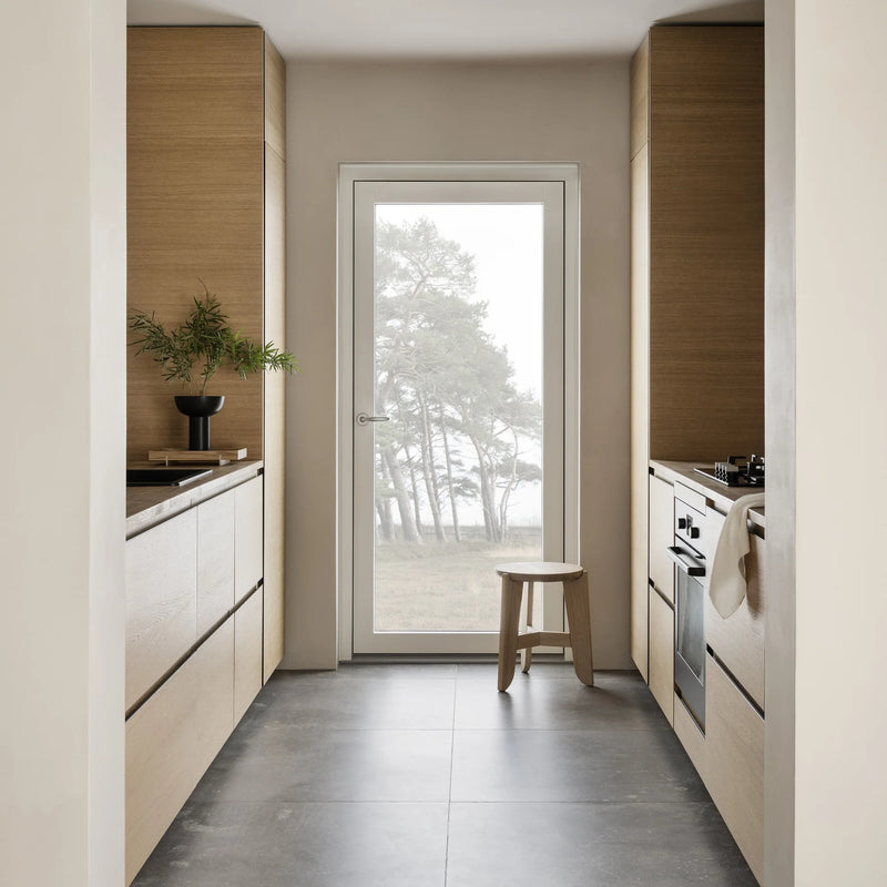 Eli Oak Stool, from Blomus