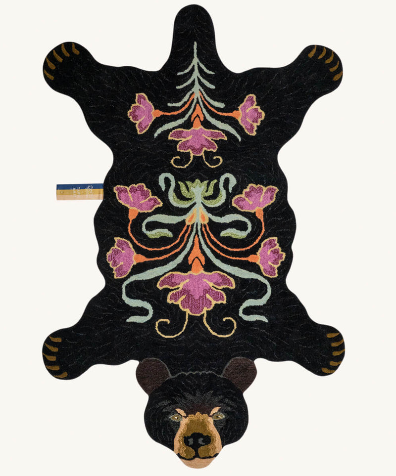 Extra Large Blooming Bear Rug, from Doing Goods