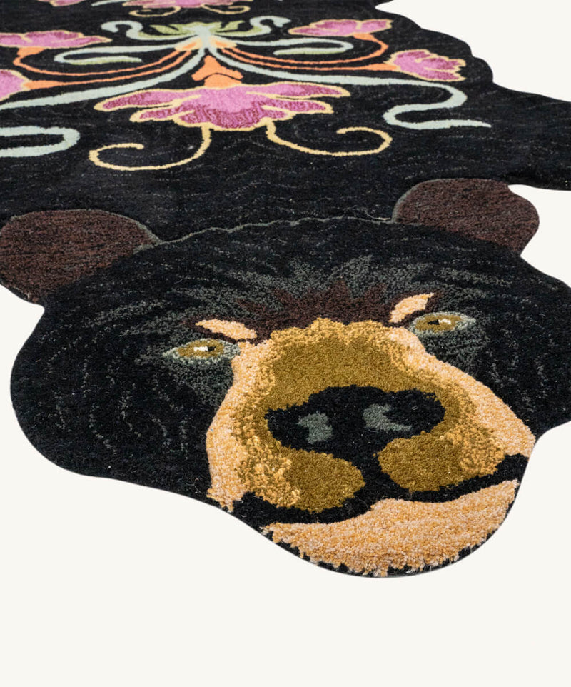 Extra Large Blooming Bear Rug, from Doing Goods