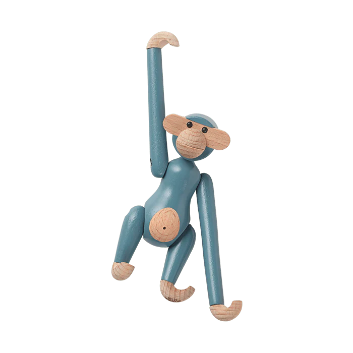 Mini Monkey in Vintage Blue, from Kay Bojesen