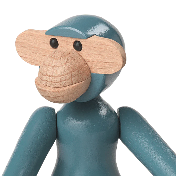 Mini Monkey in Vintage Blue, from Kay Bojesen