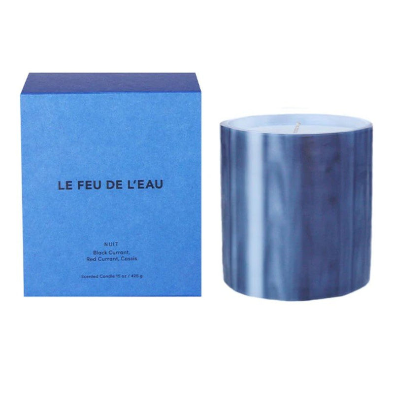 Bleu Nuit Candle, from Le Feu De L'Eau