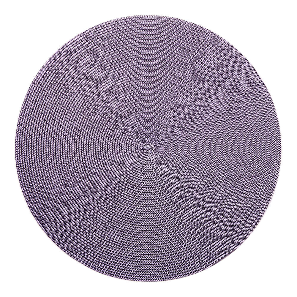 Round Placemat in Brown & Lilac, from Deborah Rhodes