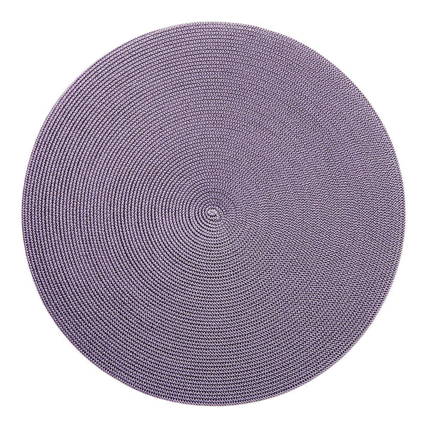 Round Placemat in Brown & Lilac, from Deborah Rhodes