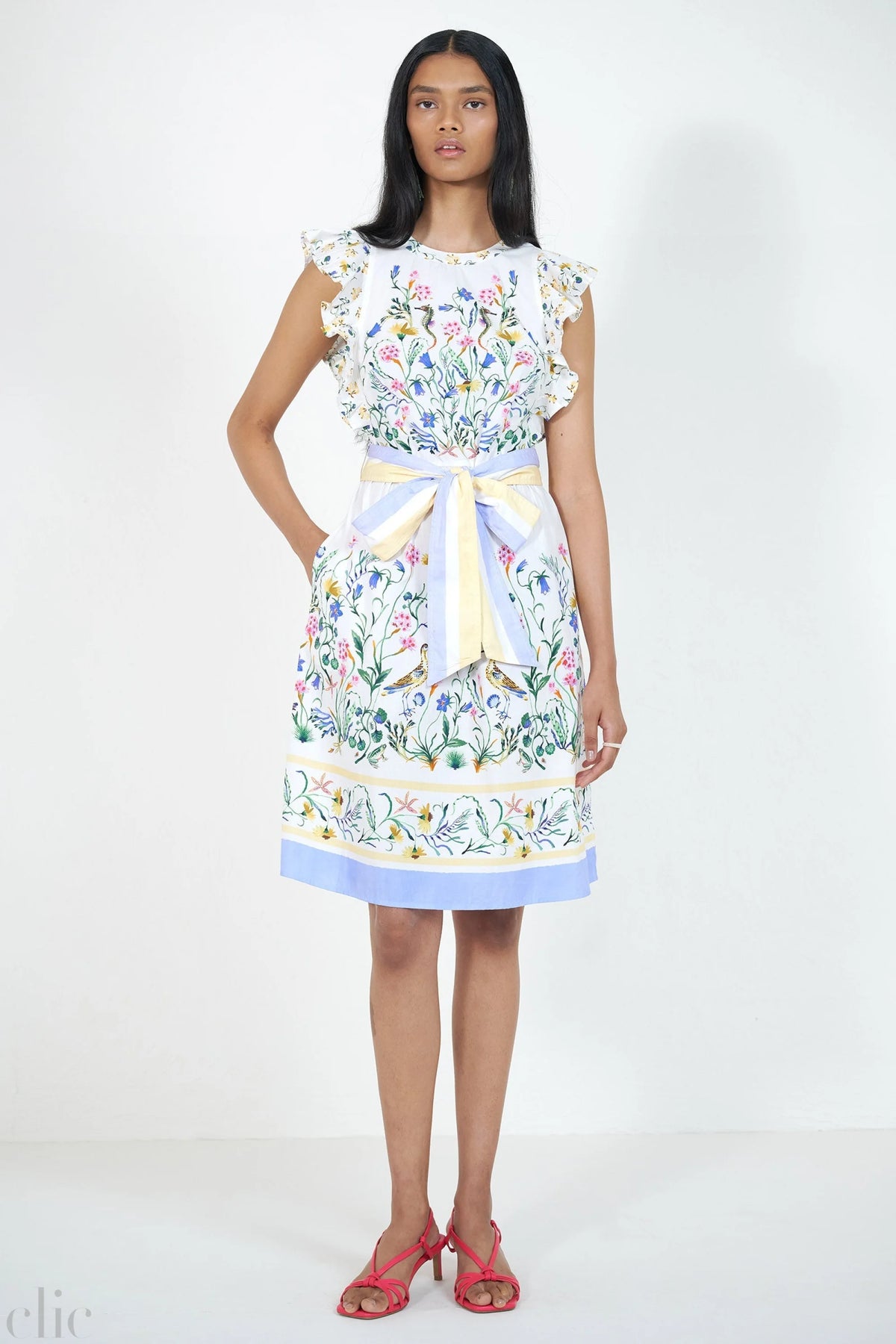 Bulbul Dress in Grotto, from Banjanan