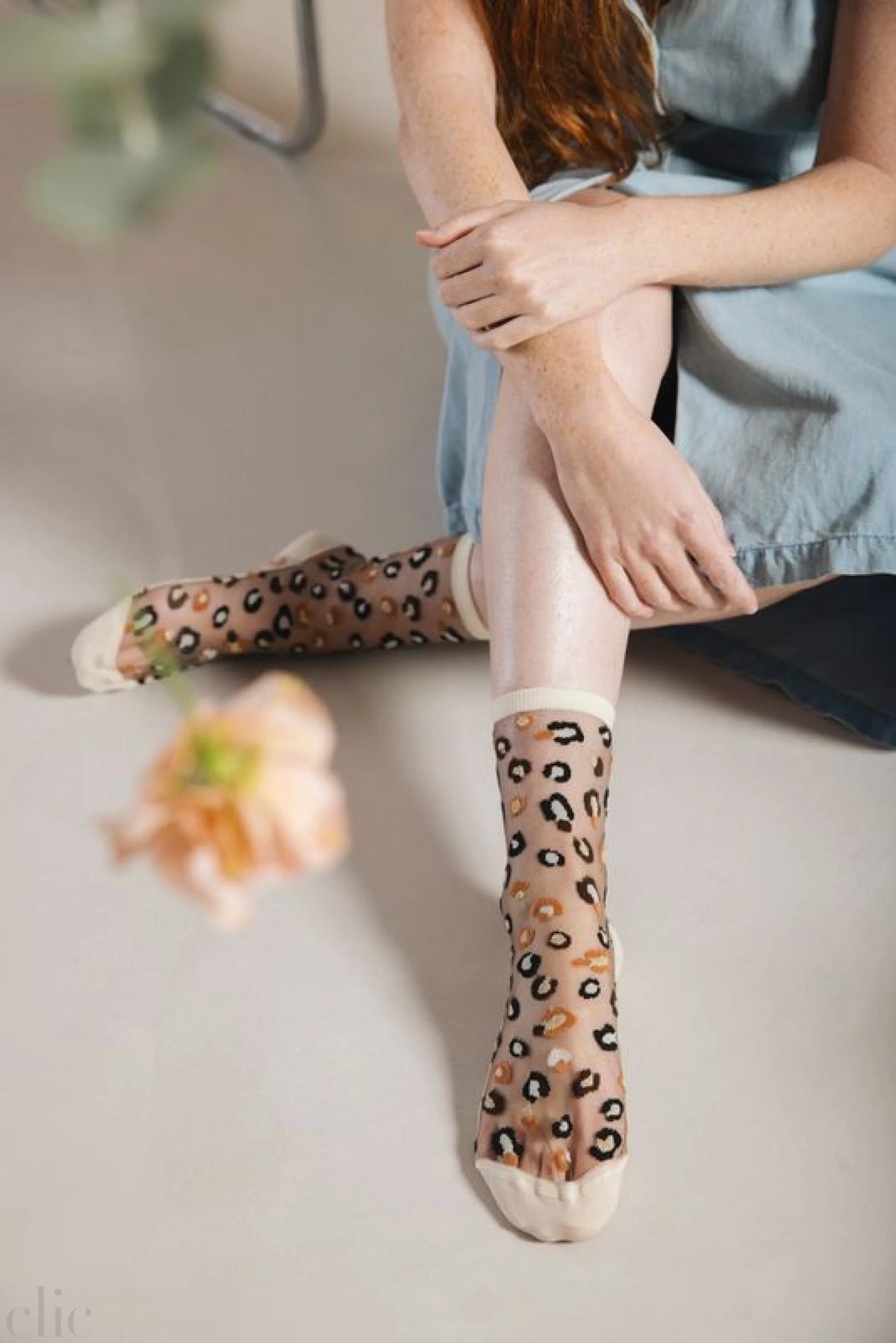 Horseshoe Bend Sock in Creme, from Atelier St Eustache