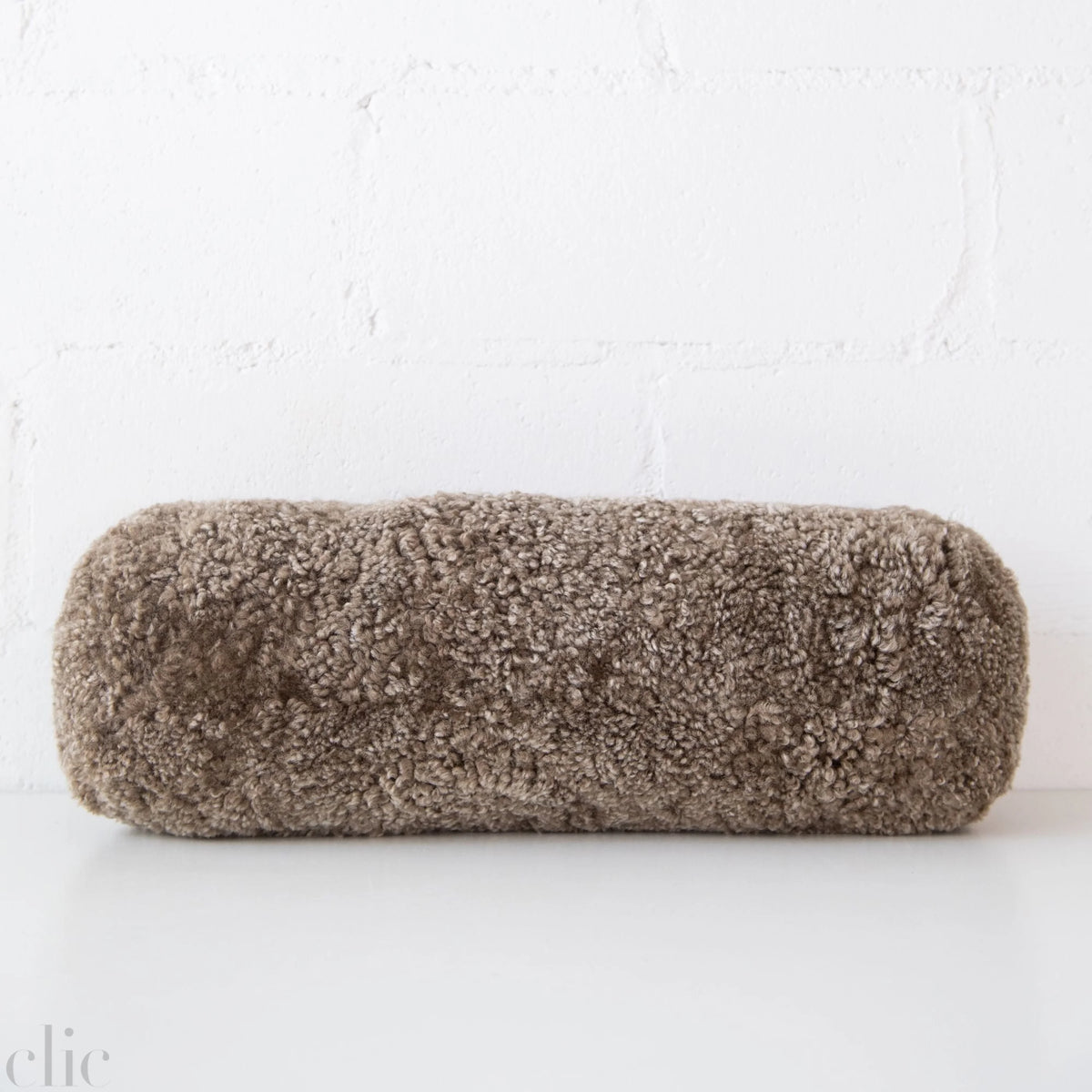 Bolster Cushion in Taupe