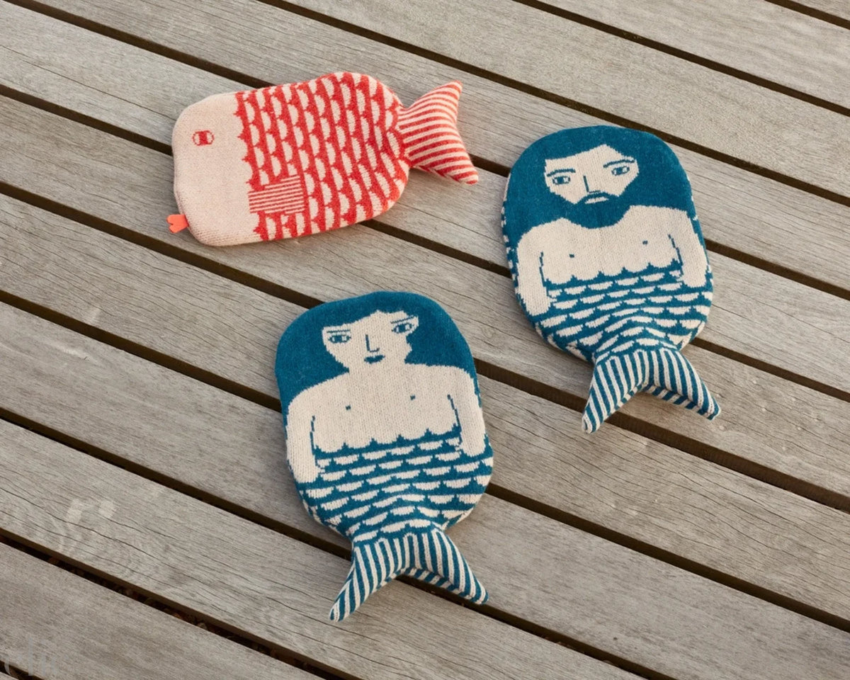 Merman Hot Water Bottle, from Donna Wilson