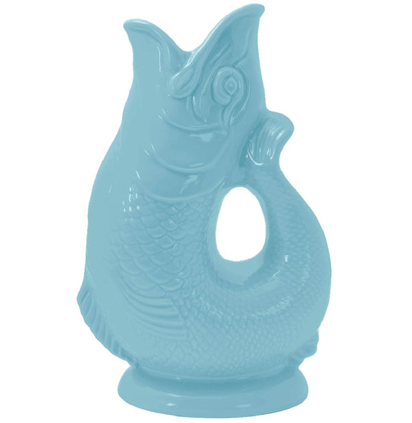 Gluggle Jug in Pale Blue, from The Original Gluggle Jug
