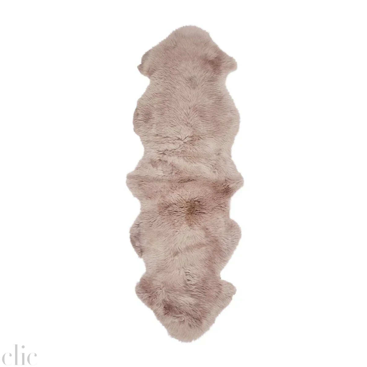 New Zealand Long Wool Sheepskin Rug in Dove