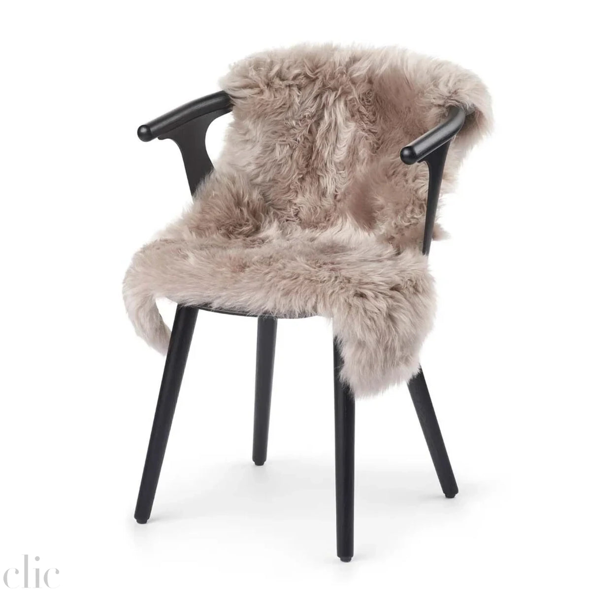 Long Wool Sheepskin in Dove