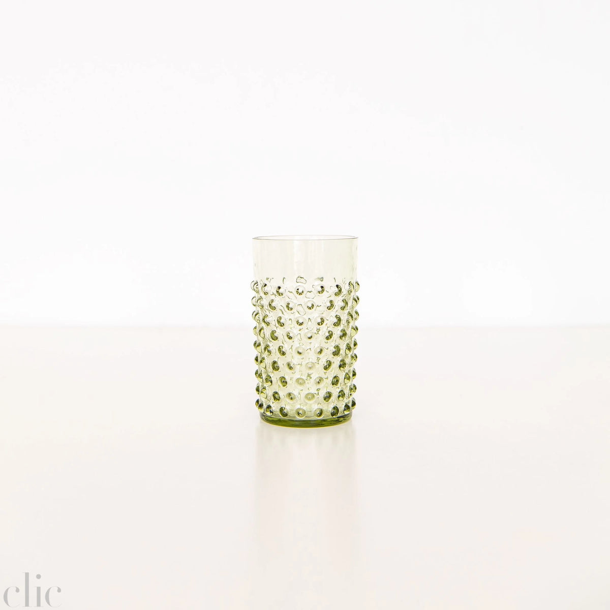Hobnail Tumbler in Olive Green