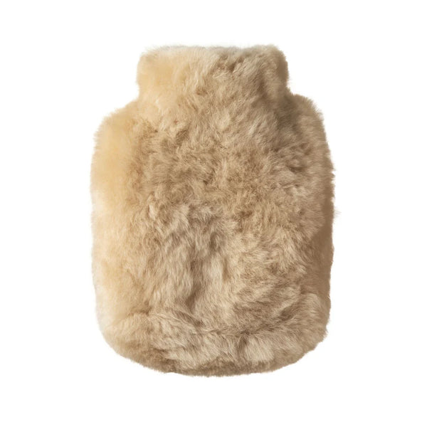 Calmo Alpaca Hot Water Bottle in Champagne, from Weich Couture Alpaca