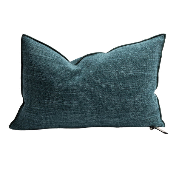 Canvas Nomade Pillow 16"x24" in Canard, from Maison De Vacances