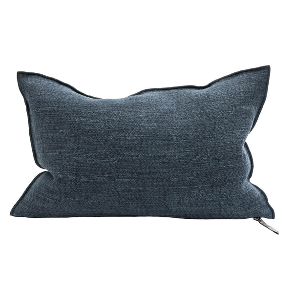 Canvas Nomade Pillow 16"x24" in Indigo, from Maison De Vacances