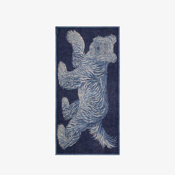 Freddy Scarf 100 in Navy, from Inoui Editions